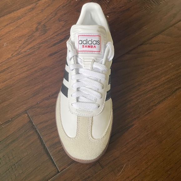 adidas Samba White and Black Sneakers - Picture 11 of 12